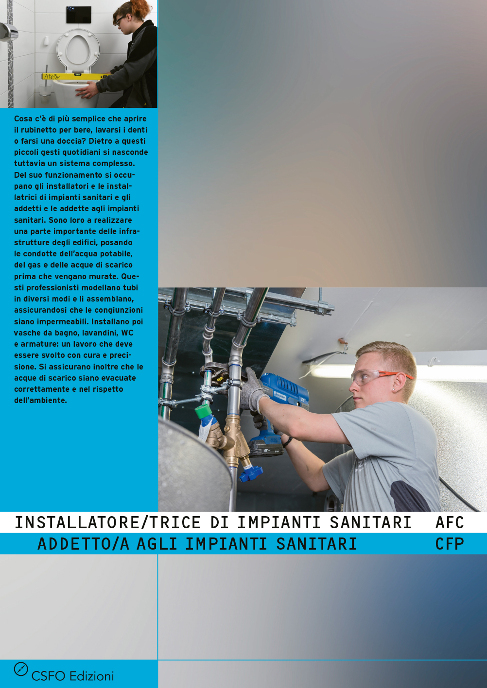 TEST Installatore/trice di impianti sanitari AFC, Addetto/a agli impianti sanitari CFP
