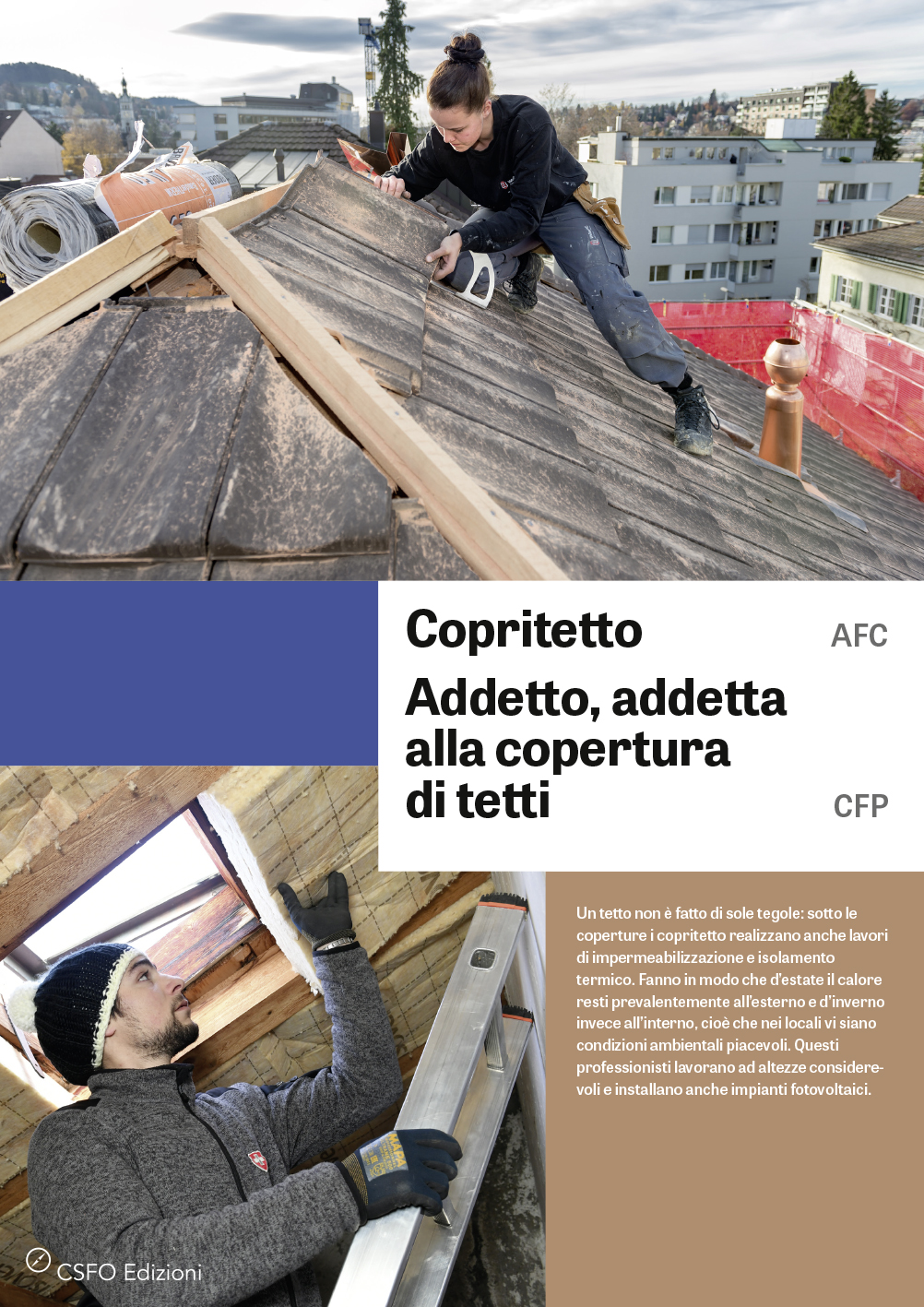 TEST Copritetto AFC, Addetto/a alla copertura di tetti CFP