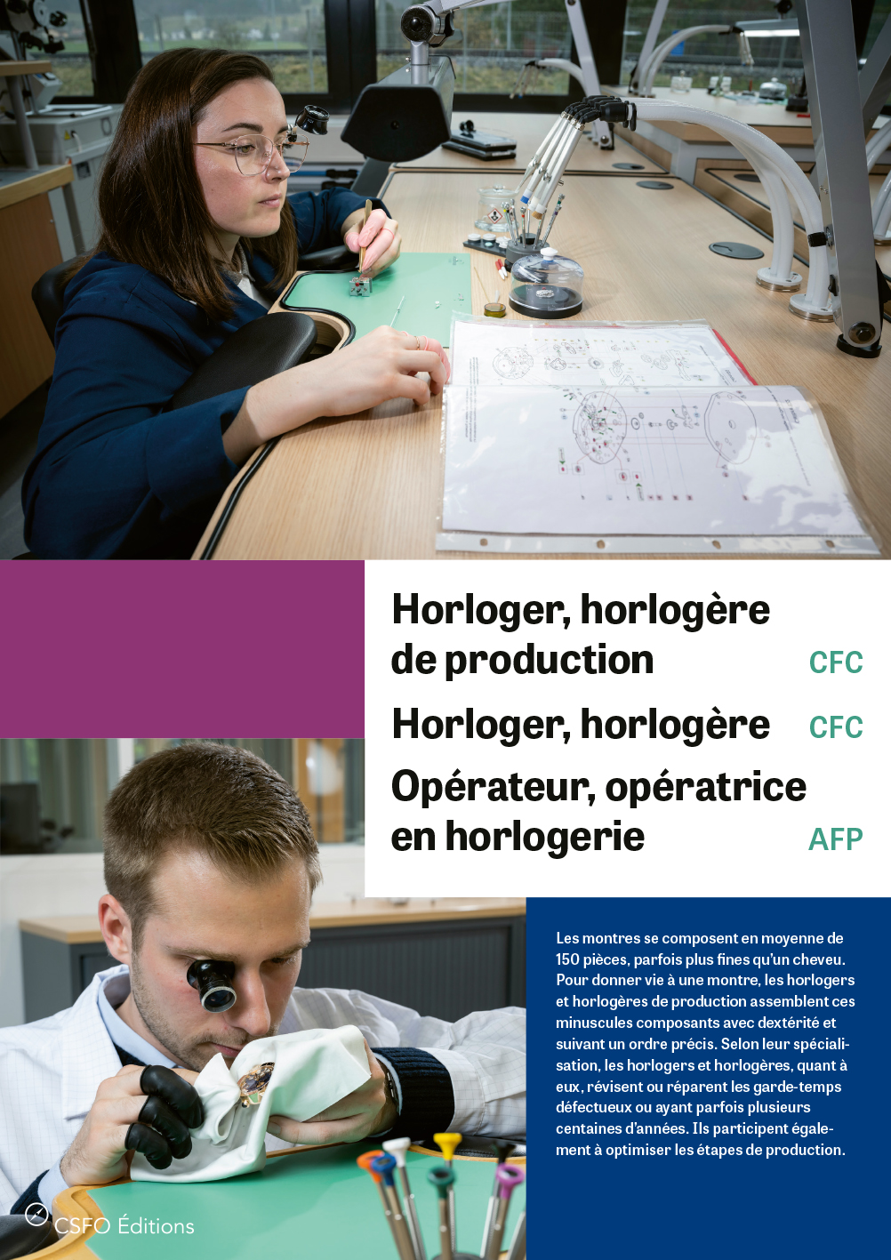 TEST Horloger/ère de production, Horloger/ère, Opérateur/trice en horlogerie