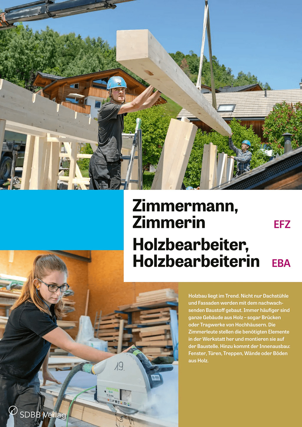 TEST Zimmermann/Zimmerin EFZ, Holzbearbeiter/in EBA
