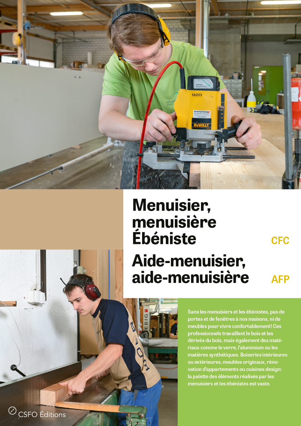 TEST Menuisier/ère, Ébéniste, Aide-menuisier/ère