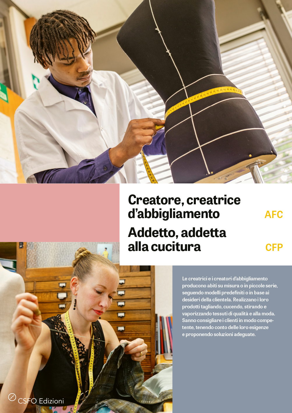 TEST Creatore/trice d'abbigliamento AFC, Addetto/a alla cucitura CFP