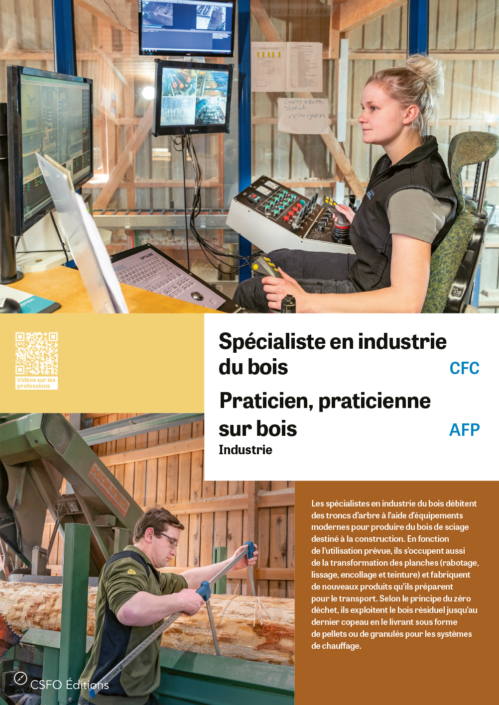 TEST Spécialiste en industrie du bois, Praticien/ne sur bois