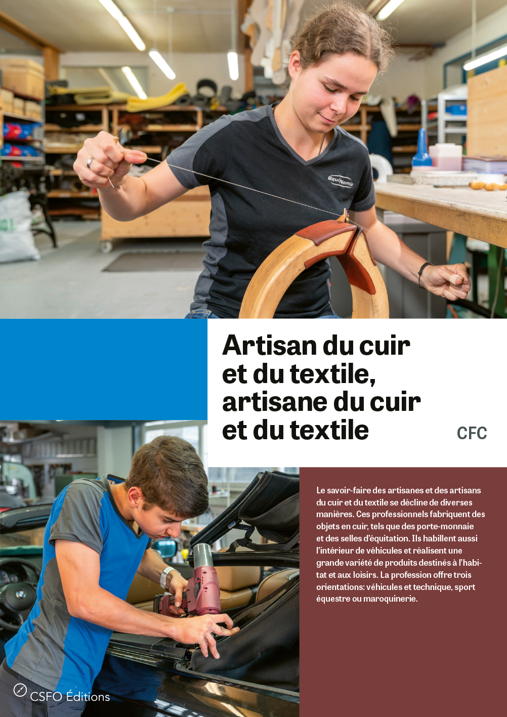 TEST Artisan/e du cuir et du textile