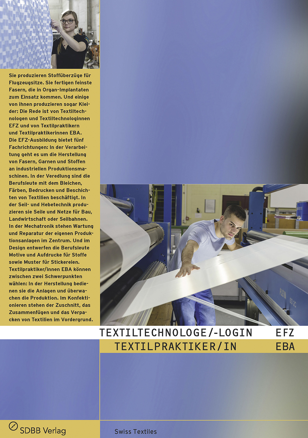 TEST Textiltechnologe/-login EFZ, Textilpraktiker/in EBA