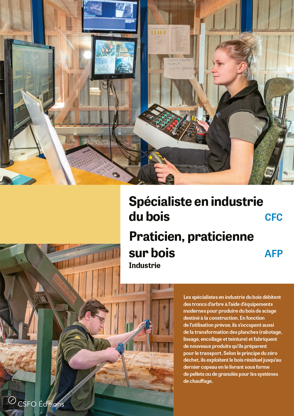 TEST Spécialiste en industrie du bois, Praticien/ne sur bois