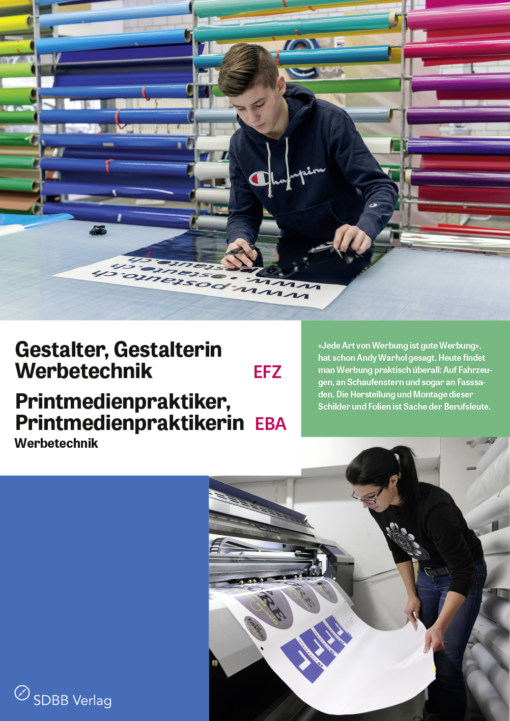 TEST Gestalter/in Werbetechnik EFZ, Printmedienpraktker/in EBA