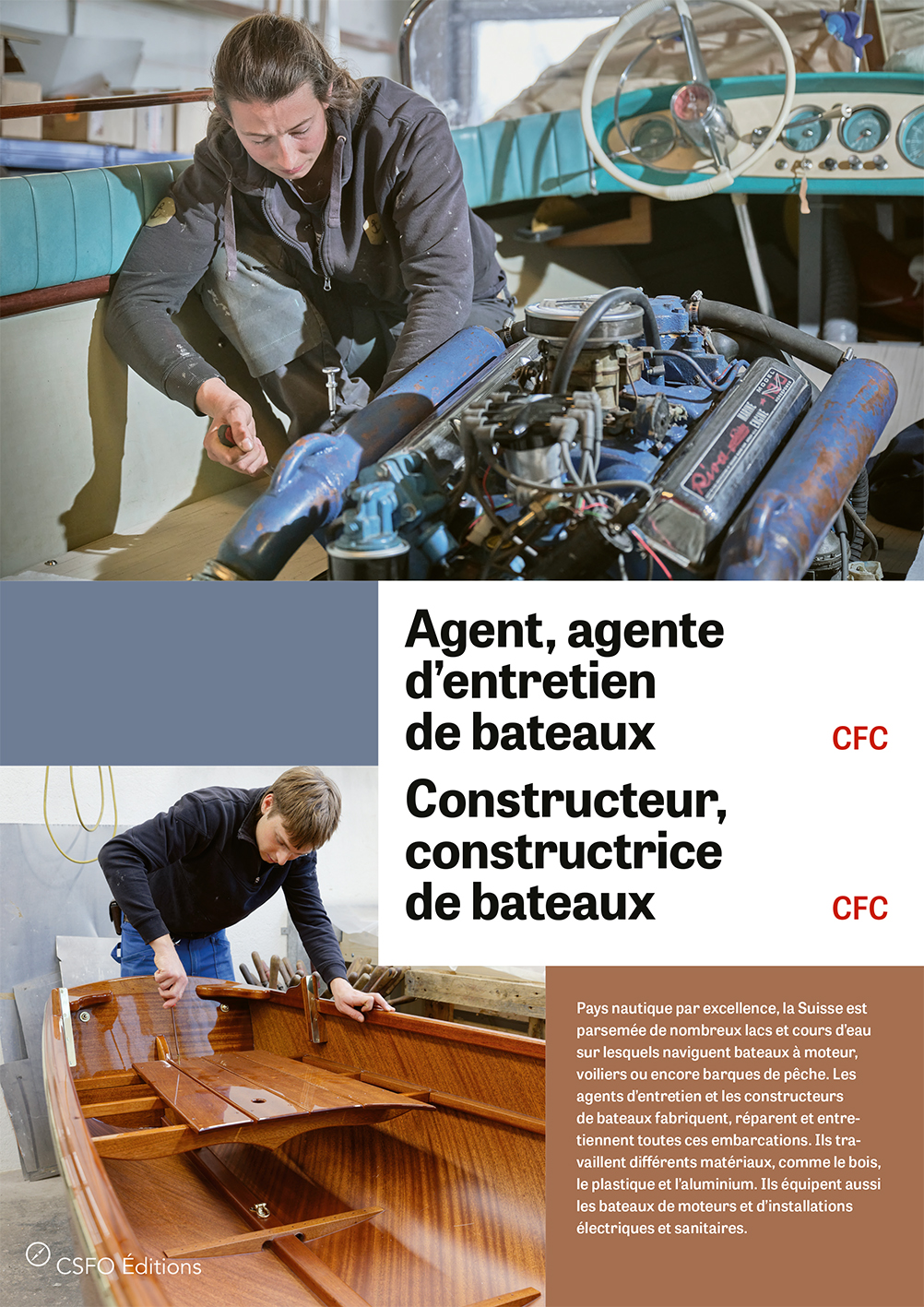 TEST Agent/e d’entretien de bateaux, Constructeur/trice de bateaux