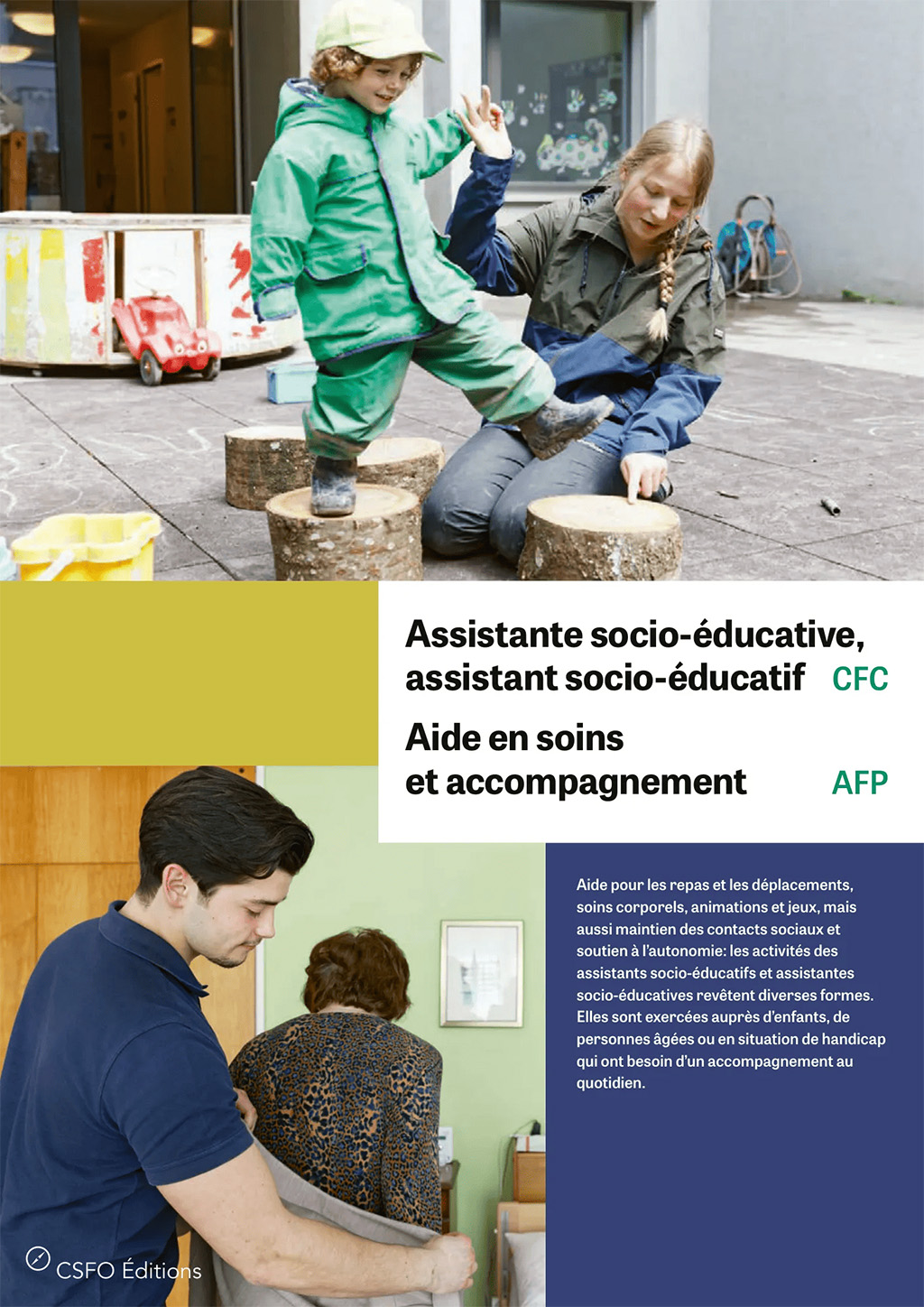 TEST Assistant/e socio-éducatif/ve, Aide en soins et accompagnement