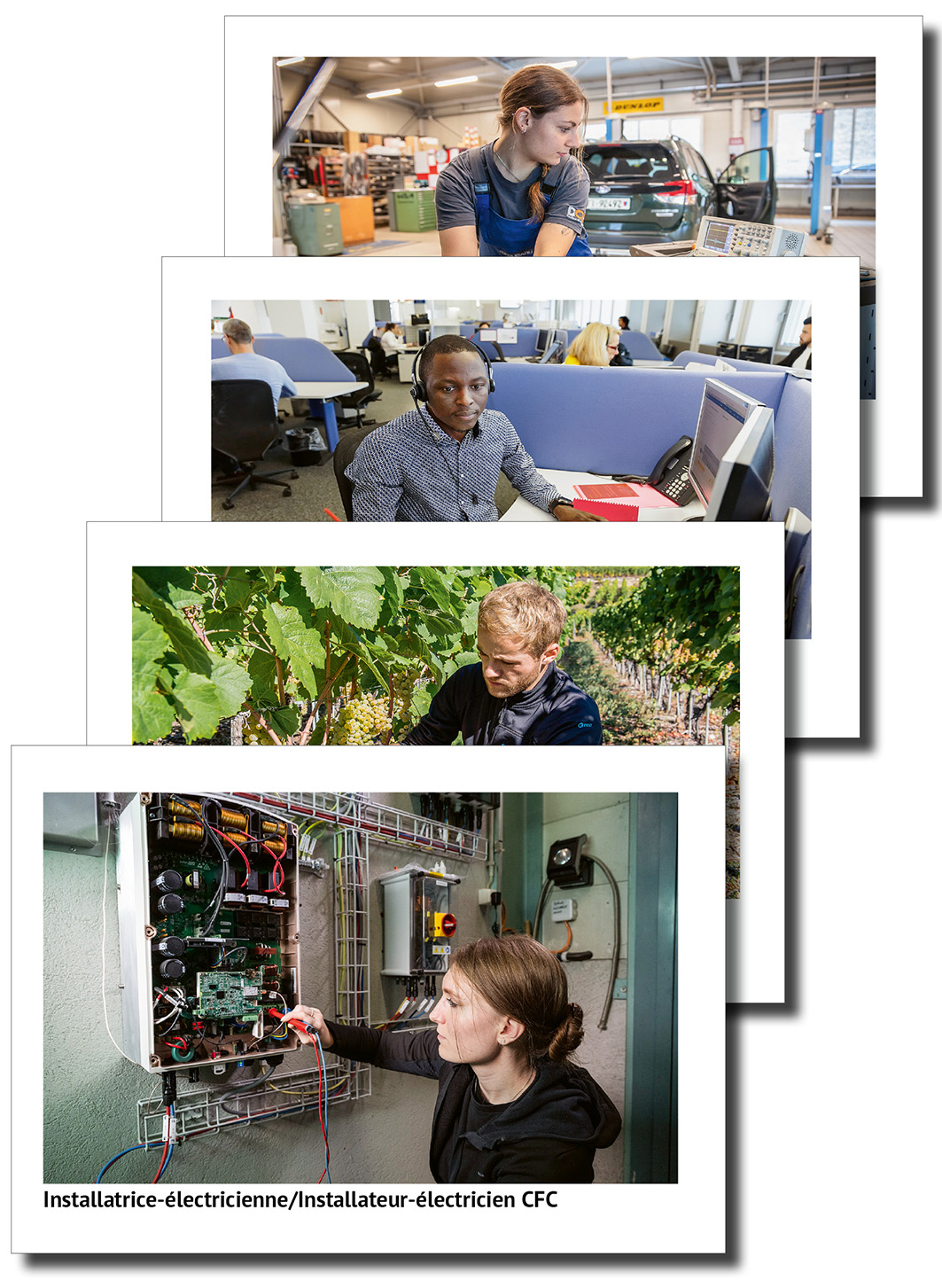 TEST Cartes postales de la formation professionnelle initiale – set actualisé 2025