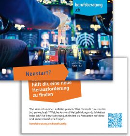 TEST Flyer berufsberatung.ch Berufstätige (Bund à 100 Stk.)